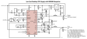 Dual 550kHz Synchronous 2-Phase Switching Regulator Controller with 5-Bit VID
