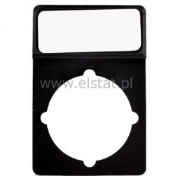 Tabliczka z etykietą opisową fi 22mm - bez opisu