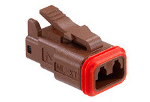 Złącze samochodowe 2-pinowe Molex -rzędowe Męski 93445 Obudowa