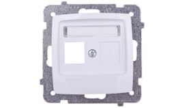 Karo Obudowa Gniazda Komputerowego Pojedynczego Biały Gpk-1S/P/00