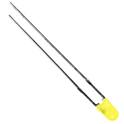 LED, THT, Żółty, 2-Pin, 2 V, 60 °, Kingbright