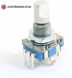 ENKODER OBROTOWY Z PRZYCISKIEM 15mm 20 IMPULSÓW EC11