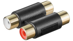 Podwójny Adapter Cinch 2 X Gniazdo Na 2 X Gniazdo - Połączenie, Materiał...