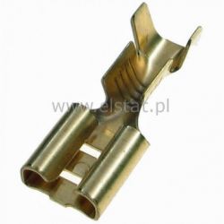 Konektor GN ( nasuwka) mosiądz 6,3 / F-2,5