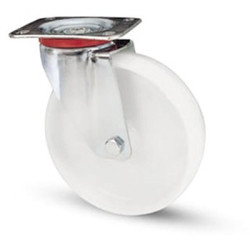 Koło samonastawne średnica kabla 150mm Pojedyncza śruba RS PRO 200kg wysokość całkowita 181mm