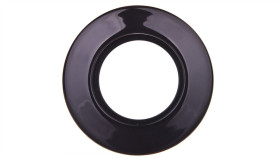 Berker 1930 Ramka Pojedyncza Porcelanowa Czarna 138165