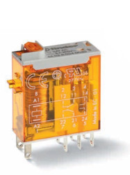 46.52.9.024.0040 Przekaźnik przemysłowy miniaturowy serii 46: 2 P; 8 A; cewka 24 V DC