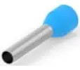 Insulated wire end ferrule, 2.5 mm², 18 mm/12 mm long, DIN 46228-4, blue, 1-966067-7