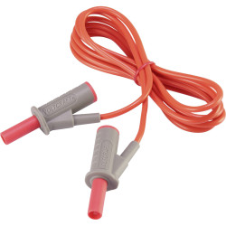 VOLTCRAFT VC8063395 Safety test lead Banana jack 4mm1.50 m; Red; MSB-5010 A
