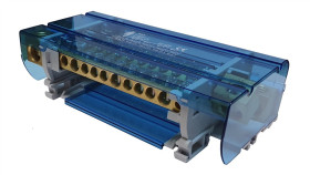 Blok Rozdzielczy 160A 4X12 1X10mm2 + 7X16mm2 + 3X35mm2 + 1X50mm2 Lbr-4X12-160A