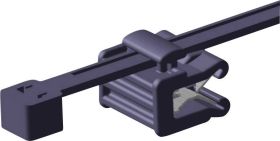 HellermannTyton 156-00011 T50ROSEC22-MC5-BK-D1 Opaska kablowa 200 mm 4.60 mm czarny kable chwytane obok miejsca montażu