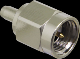 SMA coaxial adapter 50 Ω, RG-178, crimp connection, straight, CONSMA007-R178