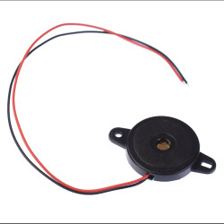 23mm Piezo Transducer 120mm Leads