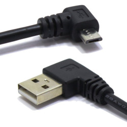 Kabel USB/MicroUSB Kątowy 1,0m DSF654 Vitalco