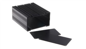 Obudowa Radiatora Wentylowana, Aluminiowa, Czarny, 125 X 105 X 60.5Mm, Rs Pro