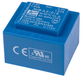 Transformator do druku 9V ac 115 V ac, 230 V ac 2 wyjścia THT 3.2VA