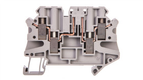 Złączka Szynowa Rozłączalna 4-Przewodowa 4Mm2 Szara Ut 4-Quattro-Tg P/P...