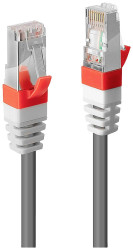 kabel LAN LINDY 45359, 1 szt., RJ45, CAT 6a, S/STP, 20.00 m, szary