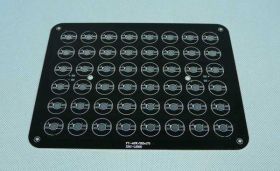 BAZA ALU 48xLED 1W EMITER 175x225mm PRO