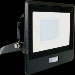 20264 LED floodlight, 30 W, 2340 lm, 6500 K, sensor, black