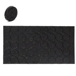 Podkładki filcowe pod krzesła samoprzylepne okrągłe 25mm czarne 45szt