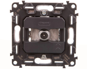 VALENA ALLURE Gniazdo przelotowe 14db 753061