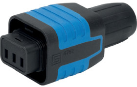 Złącze IEC IEC S15 Montaż na kablu Żeński 10A Proste Żyły przewodu Schurter