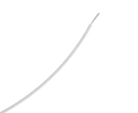 Przewód montażowy 0,52mm² Biały RS PRO Poliamid 20 AWG 600 V AC dł. 100m 19/0,2 mm +260°C EN 2084, EN 2267-009, FAR