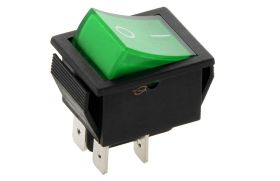 PRZEŁĄCZNIK KOŁYSKOWY 2-POZYCJE 4-PINY 12V/15A ZIEL.MK621