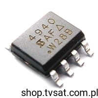 SI4940DY N-MOSFET 40V 4.4A 0.048 Ohm SMD-SO8 SILICONIX