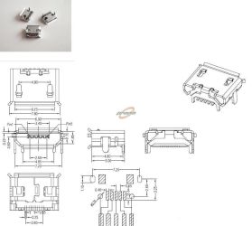 USB GNIAZDO MICRO USB TYP2