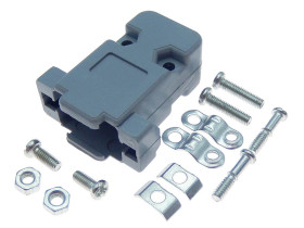 Obudowa złącza D-SUB 9-pin szara