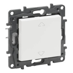 Niloe Step Przycisk sterowania roletami 2-pozycyjny - góra, dół 6 AX biały 863143