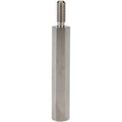 R-TECH 524415 Hex Threaded M-F Spacer Brass 5mm A/F M3 30mm - Pack Of 25