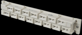 114-40080 Female multipoint connector 15 high-current contacts, PCB contac