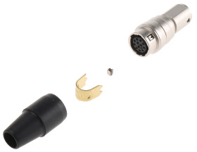 Złącze okrągłe 12-pinowe Miniature Kabel Gniazdo Hirose Żeńskie HR10