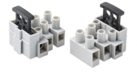 Blok terminala z bezpiecznikiem 3-żyłowe, Śruba, 450 V Montaż na panelu