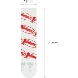 3M 17021FGN Command™ Strips M. (L x W) 70 mm x 16 mm White 10 pc