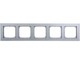 SONATA Ramka pięciokrotna srebro mat R-5R/38