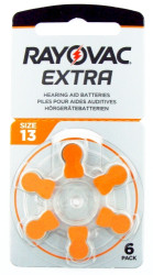 RAYOVAC V13 bateria powietrzna do aparatów słuchowych ( 6szt )