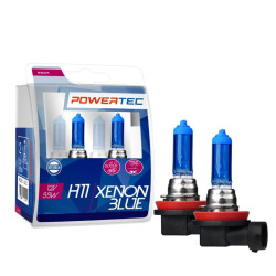 Żarówka H11 12V Xenon Blue 55W PowerTec DUO Zestaw 2 Sztuki, 6000K