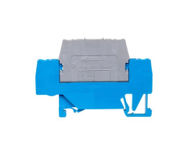 Złączka szynowa 2-piętrowa przelotowa / bazowa do wtyków bezpiecznikowych 2,5mm2 niebiesko-szara 280-531 /50szt./