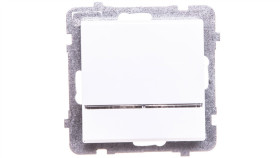 Sonata Łącznik Kontrolny Z Podświetleniem Biały Łp-12Rs/M/00