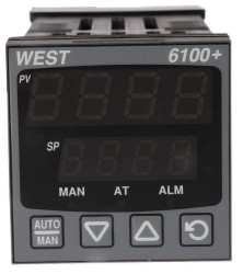 Regulator temperatury PID panelowy West Instruments Uz: 100 V ac, 240 V ac wyjście SSR 1-wyjściowy-wyjściowy 48 x 48