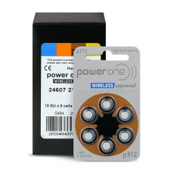 300 x baterie do aparatów słuchowych Power One SAB Varta 312