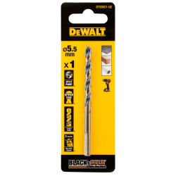 Wiertło Ø: 5.5mm HSS 135° DeWALT Wiertło kręte