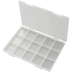 TRU COMPONENTS 1566890 EKB-103 Assortment box 285x209x23mm 15 compartments