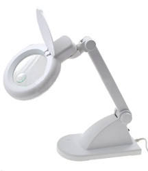 Lampa biurkowa z lupą (90mm) 8092 3D+12D 12W