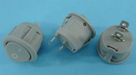 MRS-101-9C3B 10A/250V 2-POZ ON-OFF SZARY