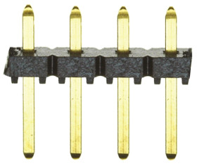 Złącze szpilkowe 4-pinowe raster: 2.54mm -rzędowe Samtec Przewlekany 3.0A
